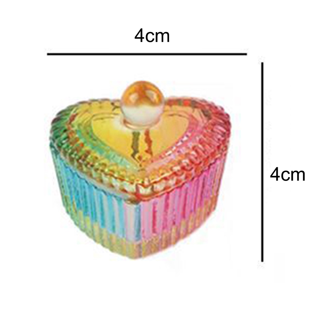 Cốc Pha Lê Acrylic Đựng Dung Dịch Nhúng Móng Nghệ Thuật Có Nắp Chống Bụi Nhiều Màu Sắc