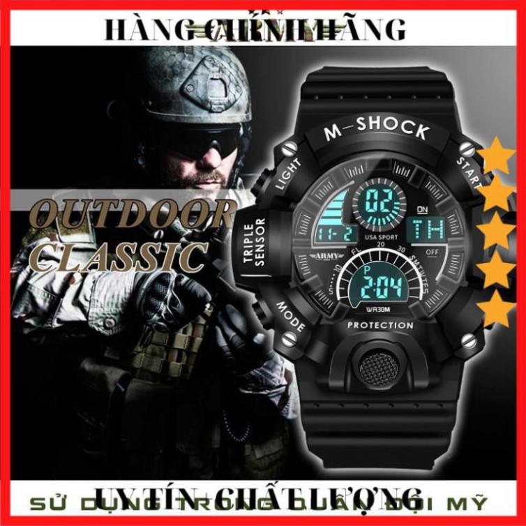 M09 [ HÀNG CAO CẤP ] Đồng hồ Nam ARMY USA thể thao chống thấm Siêu Bền - nhãn hàng Cao Cấp từ Mỹ 4 GU14