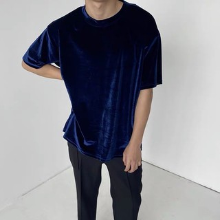 áo nhung xanh dương