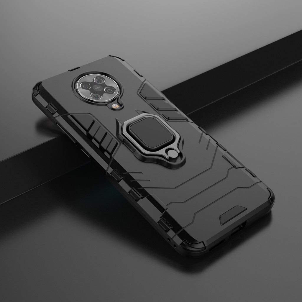 Ốp lưng Redmi K30 Pro / K50 / K50 Pro / Redmi K40 / Poco F3 / K40s / F4 chống sốc Iron Man Iring siêu bền giá đỡ