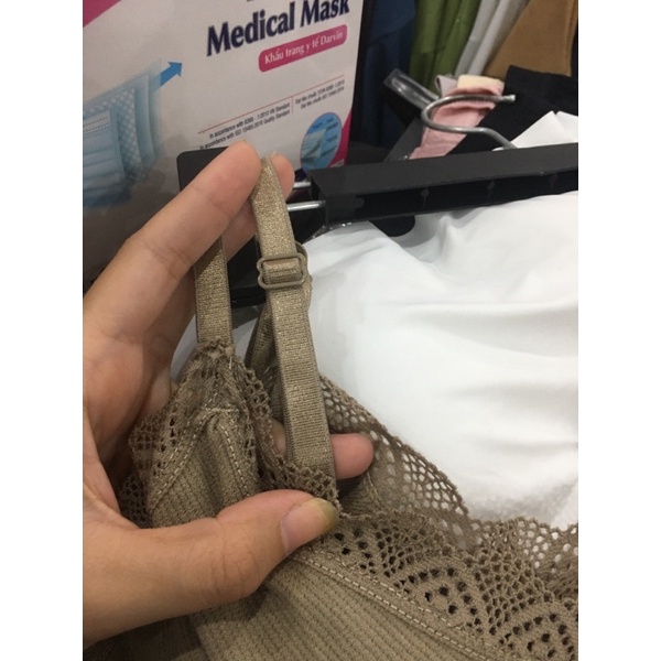 Áo 2 dây SALE áo hai dây nữviền Ren chất gân tăm bản to có đệm nâng ngực dáng dài có mút ngực