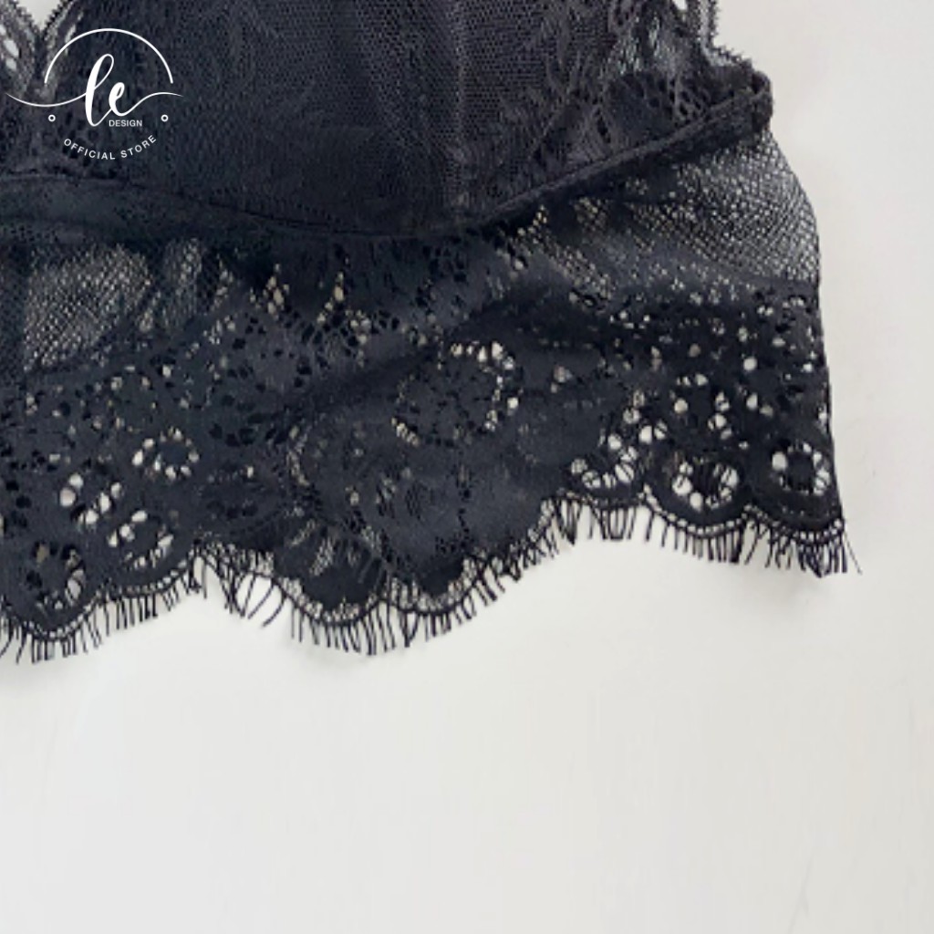 Áo Quây Ngực Có Mút LE.DESIGN Thiết Kế Áo Lót Không Dây Chất Liệu Ren Mềm Mại Có Lót Đệm Mút Thấm Hút Mồ Hôi | BigBuy360 - bigbuy360.vn