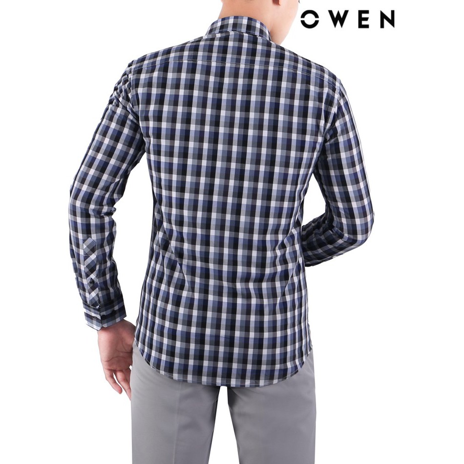 Áo Sơ mi dài tay nam OWEN Regularfit - AR91490DT