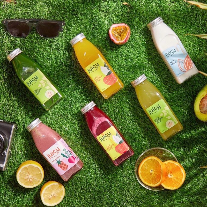 Chai Thủy Tinh Vuông Nắp nhôm vặn 350ml  - Đựng sữa hạt, trà kombucha, nước ép, trà sữa,...