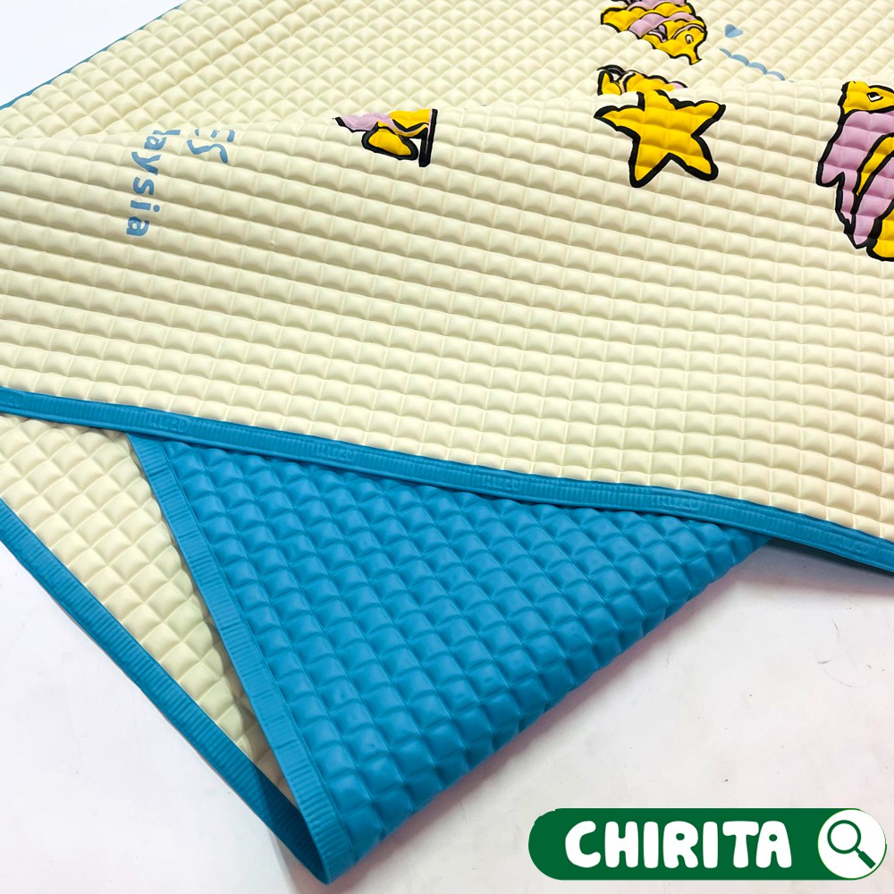 Nệm Lót Cao Su Non 100% Cao Cấp, Tấm Lót Chống Thấm Cho Bé 90x60cm - CHIRITA