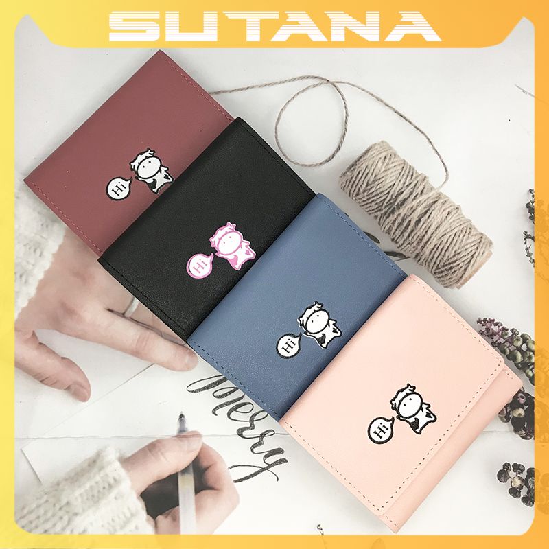 Ví nữ ngắn đẹp cầm tay mini nhỏ gọn bỏ túi nhiều ngăn dễ thương NG41