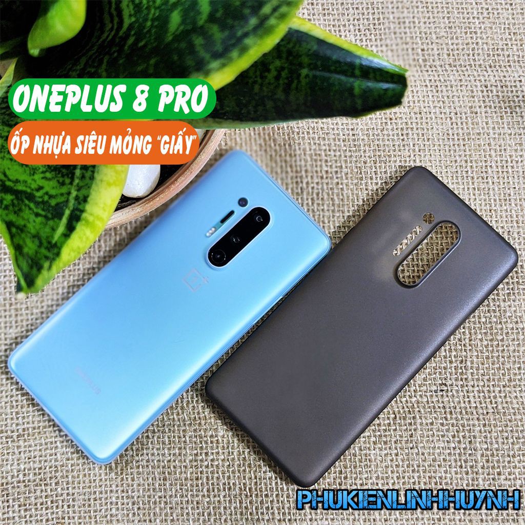 OnePlus 8 Pro_Ốp lưng Giấy siêu mỏng ôm sát mặt lưng máy.