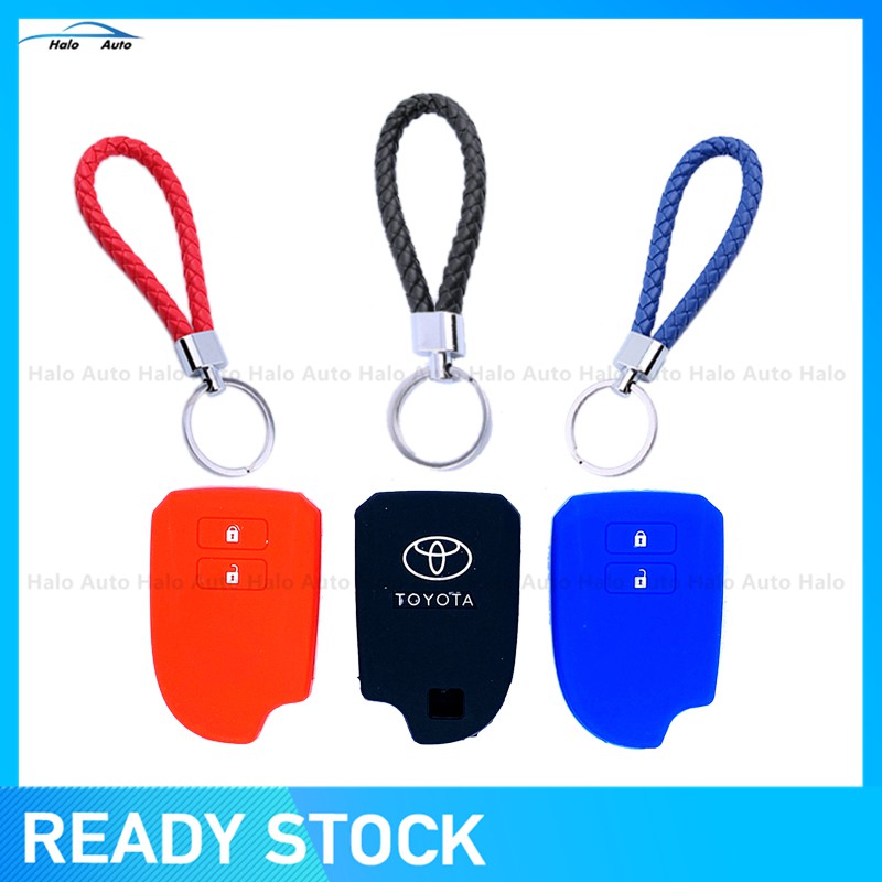 Bao Da Silicon Bảo Vệ Mạnh Mẽ Cao Cấp Dành Cho Chìa Khóa Xe Hơi Toyota Yaris 2018-2020