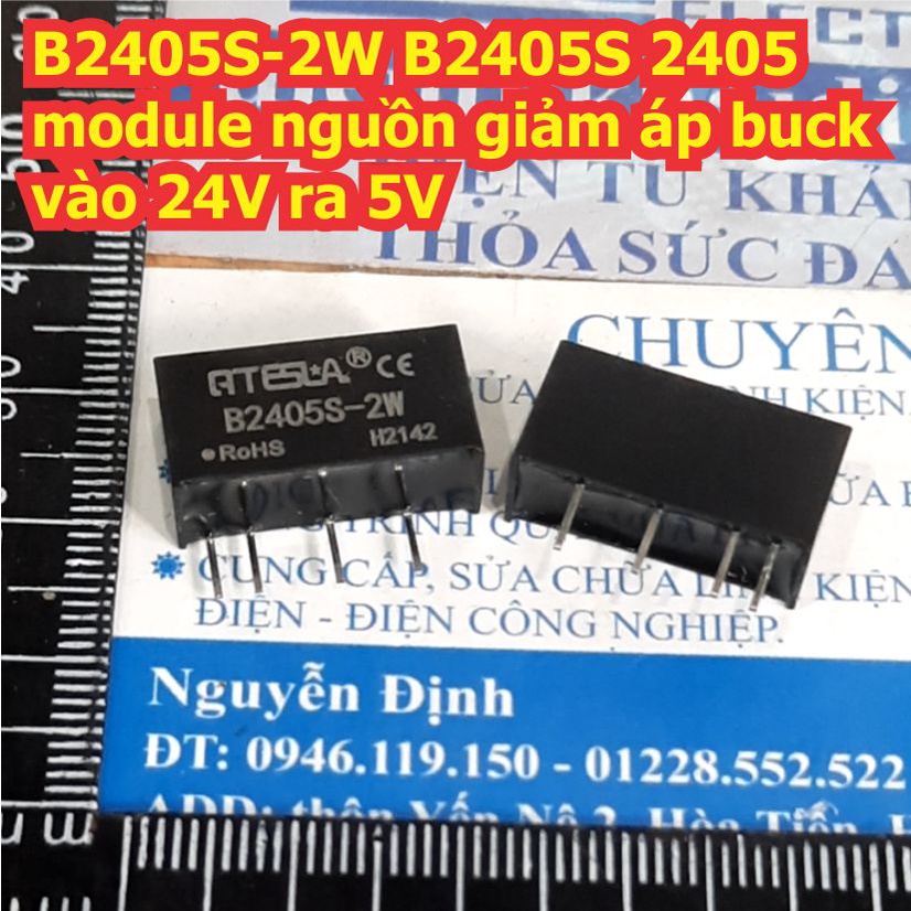 B2405S-2W B2405S 2405 module nguồn giảm áp buck vào 24V ra 5V