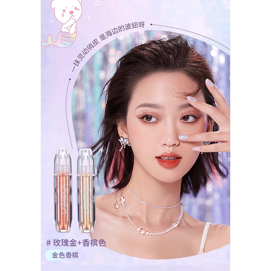 (Sỉ siêu rẻ) Nhũ Mắt Gel Nhũ Kim Tuyến Lấp Lánh Trang Điểm Mắt Tăng Độ Quyến Rũ So beauty store P54