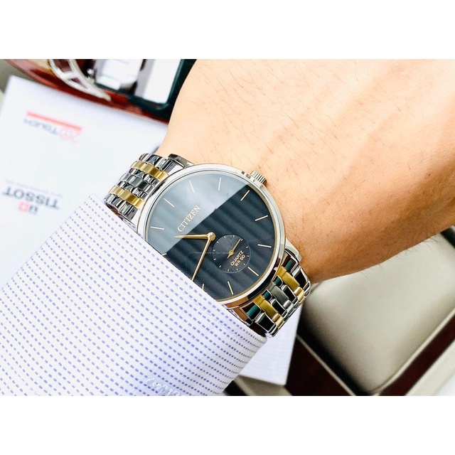 Đồng Hồ Citizen Nam Chính Hãng, Citizen BE9174 - 55E Dây Thép Mặt Đen Fullbox.