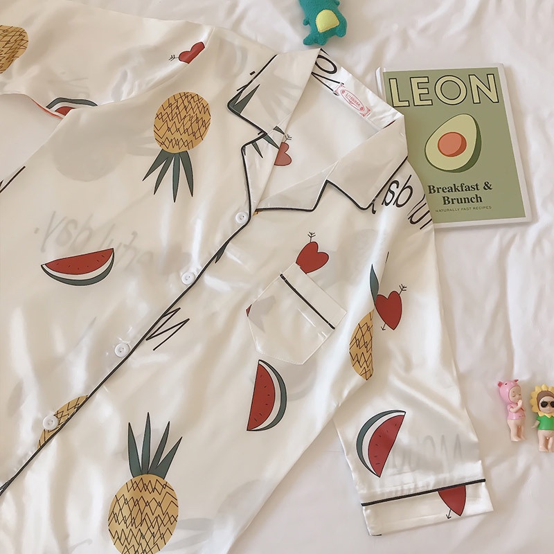 VÁY NGỦ PIJAMA LỤA HÀN - VÁY NGỦ CHẤT LỤA MỀM MỎNG NHẸ | BigBuy360 - bigbuy360.vn
