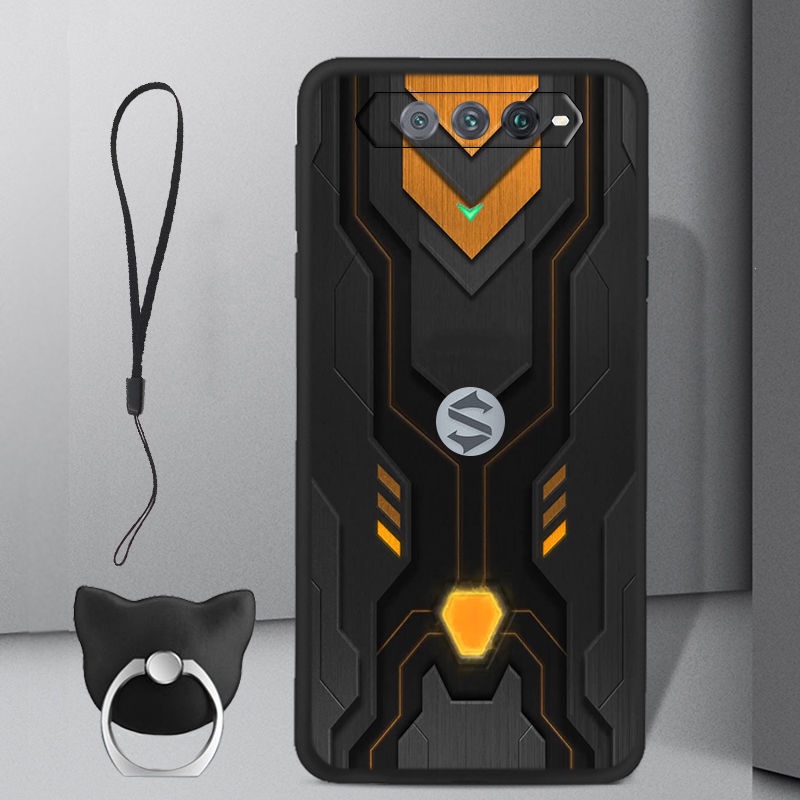 Ốp Điện Thoại Dạng Giáp Chống Rơi Đơn Giản Cho Black Shark 5 RS 4 KSR-A0 Black Shark 5Pro