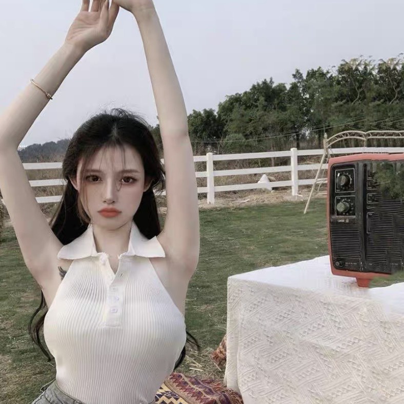 Áo Yếm- Áo Croptop Polo Mẫu Mới Hàng Quảng Châu M235- Lolla_Fashion