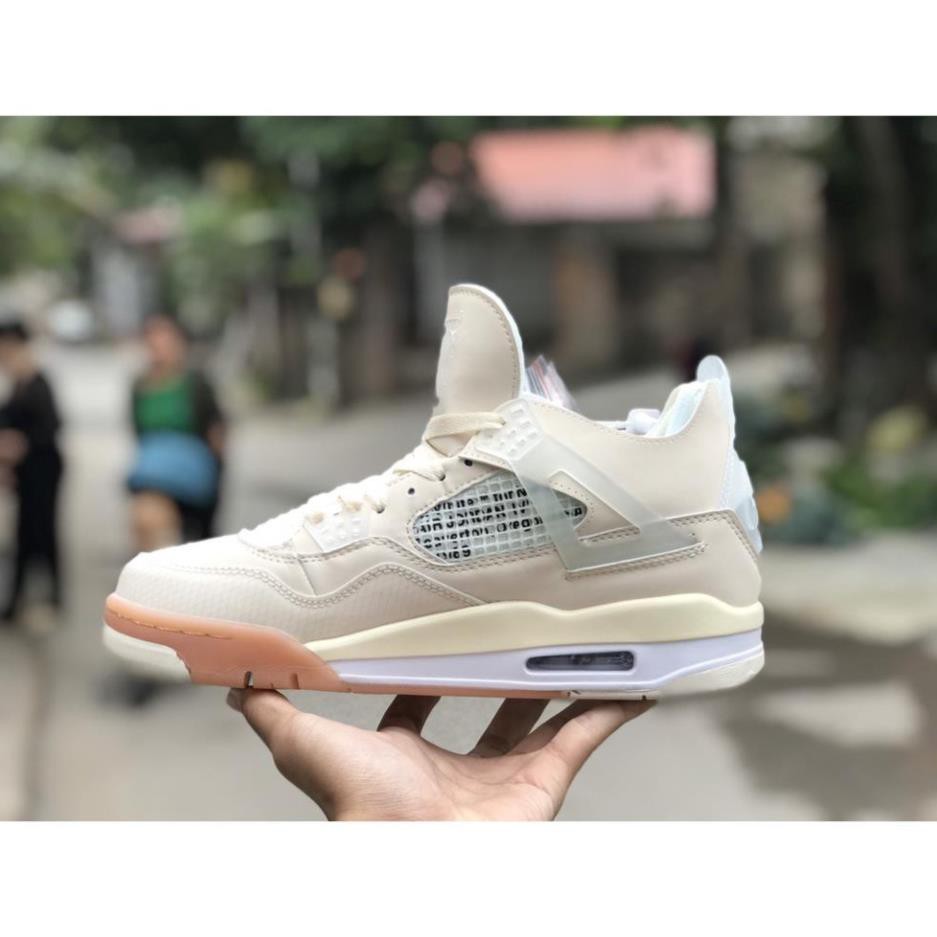 📢[ẢNH 100% SHOP TỰ CHỤP+FULL BOX+TEM TAG]📢 Giày Thể Thao, Giày Sneaker Jordan 4 OFF WHITE | BigBuy360 - bigbuy360.vn