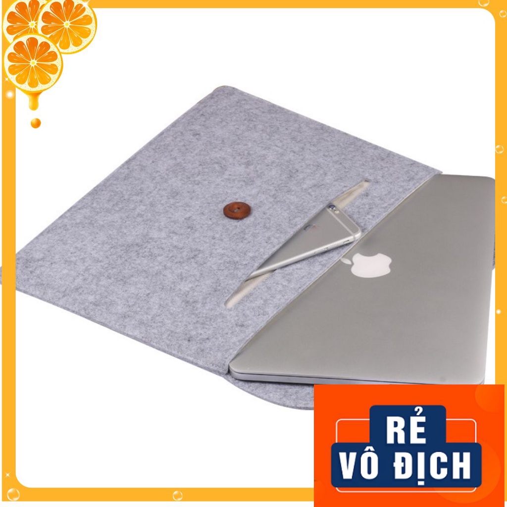 Túi Nỉ Chống Sốc iPad, Máy Tính Bảng Galaxy Tab Laptop, Macbook Air Pro 12 inch, 13 inch, 13 3 inch, 14 inch
