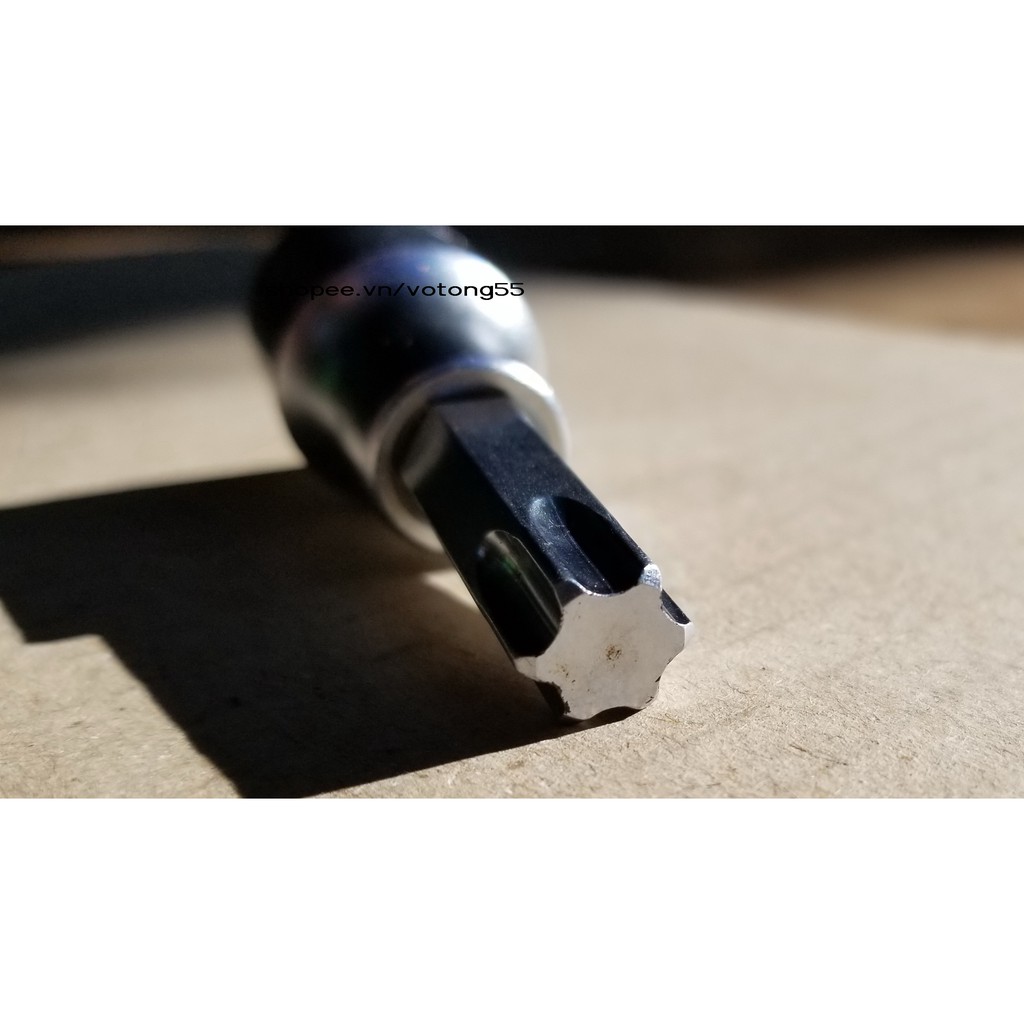 Đầu tuýp mũi sao 10mm - loại 1/2 dài 7cm  hàng bãi Nhật