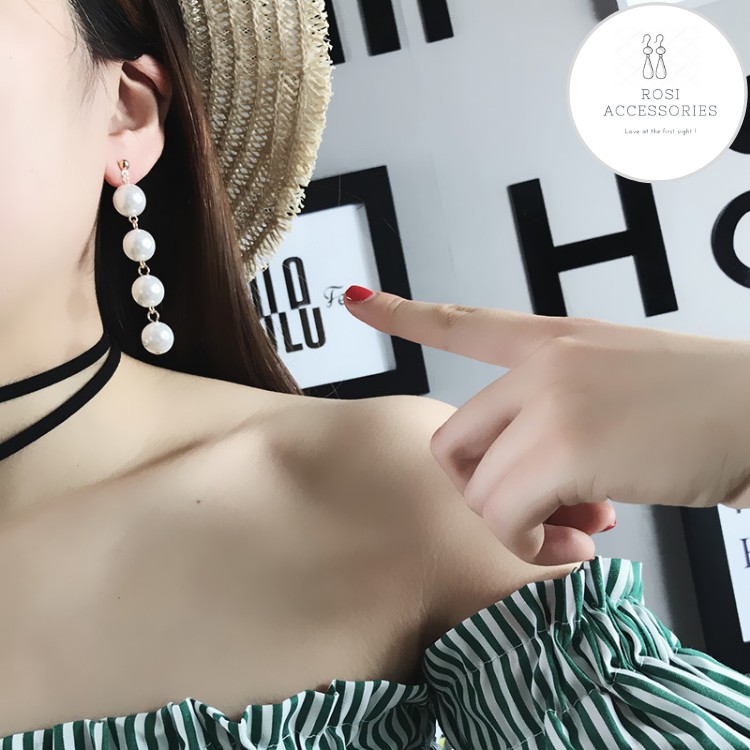 Khuyên Tai Nữ Dáng Dài Rubi