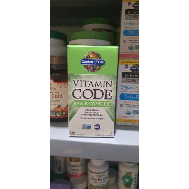 RAW B COM.PLEX VITAMIN CODE GAR.DEN OF LIFE