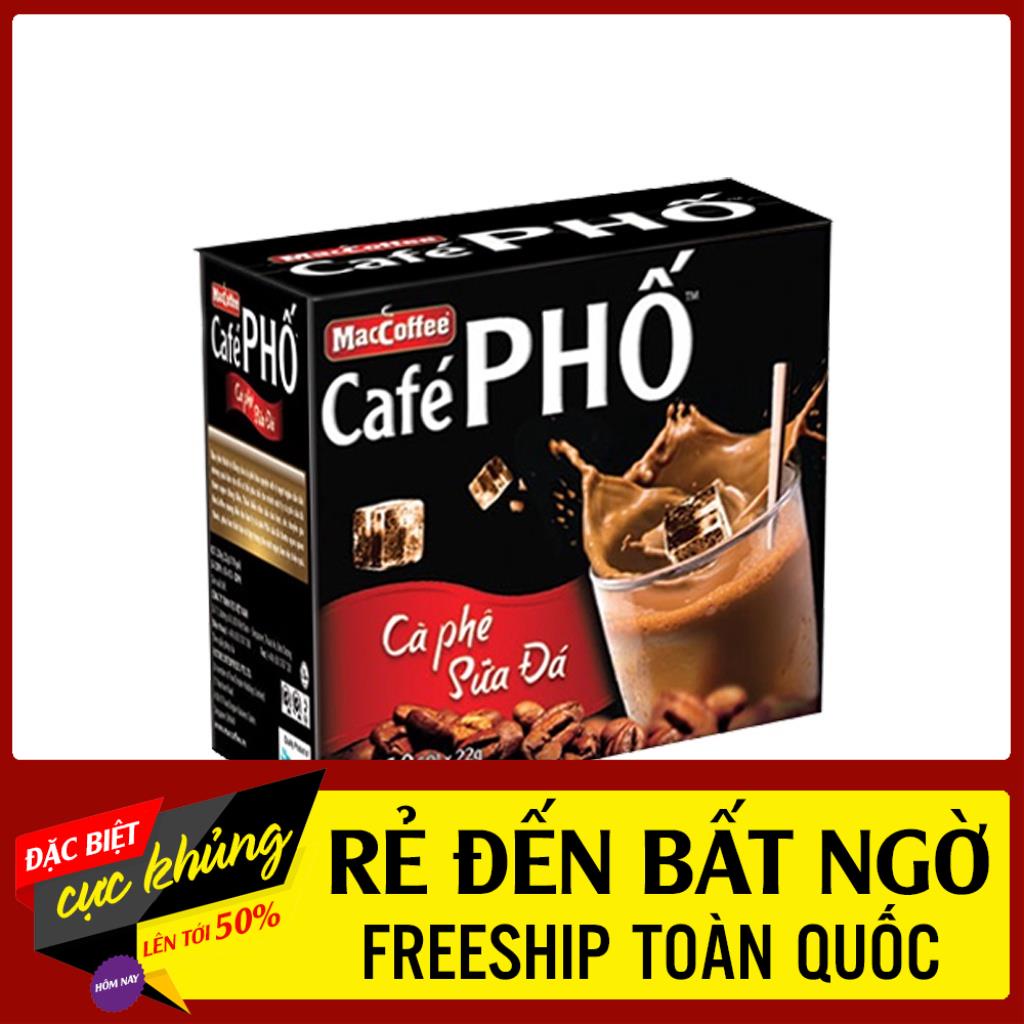 [HCM] Cà phê sữa MacCoffee Cafe Phố hộp 10 gói (hộp 240g) | BigBuy360 - bigbuy360.vn
