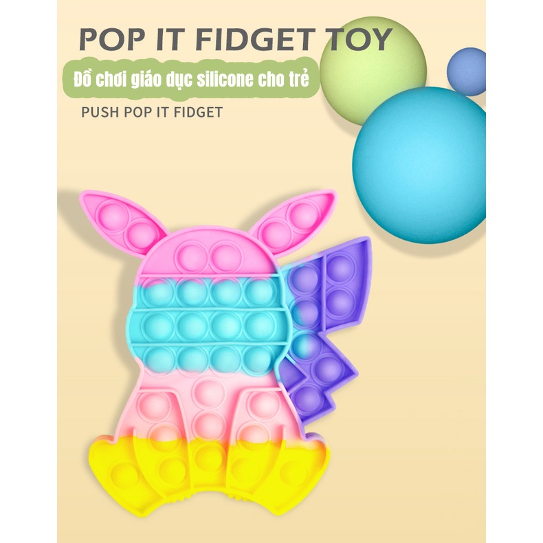 Pop it đồ chơi bấm bong bóng giải toả căng thẳng-Đồ chơi giải trí thông minh cho bé và người lớn 20 * 20cm