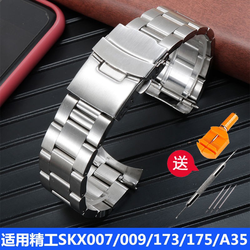 SEIKO Dây Đồng Hồ Bằng Thép Không Gỉ Skx007 009 Skx175 Skx173 Cho Nam