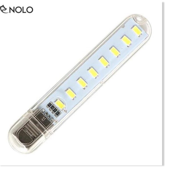 Bộ 2 Đèn 8 Bóng Led Siêu Sáng Cắm Dùng Nguồn USB Công Suất 1,4W