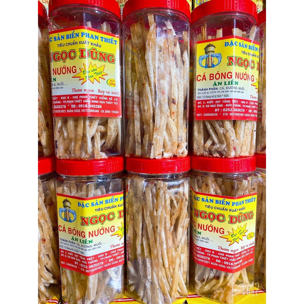 Cá Bống Nướng ( ăn liền ) là món ăn ngon của Shop Đặc Sản Biển Phan Thiết NGỌC DŨNG; Hộp 200 gram. HSD 12 tháng