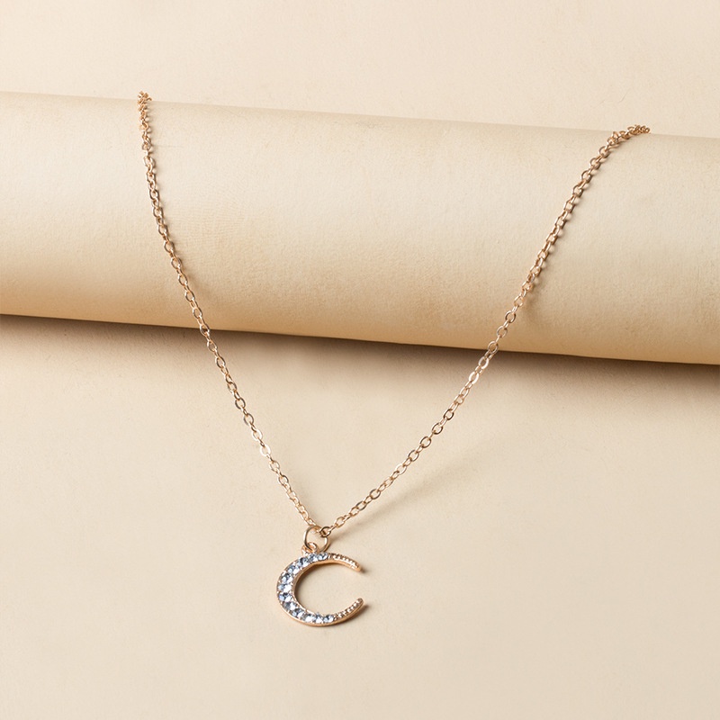 Dây Chuyền Hình Mặt Trăng Đơn Giản Thời Trang