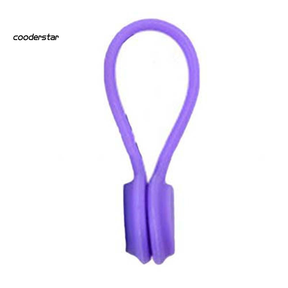 Dây silicon buộc cáp sạc / tai nghe có đầu nam châm chắc chắn