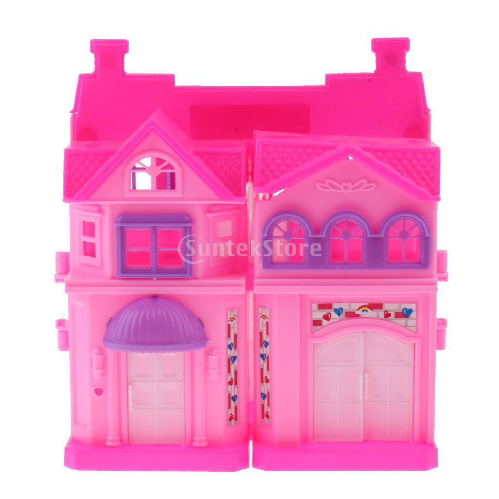 Ngôi nhà cổ tích bằng nhựa cho búp bê Barbie