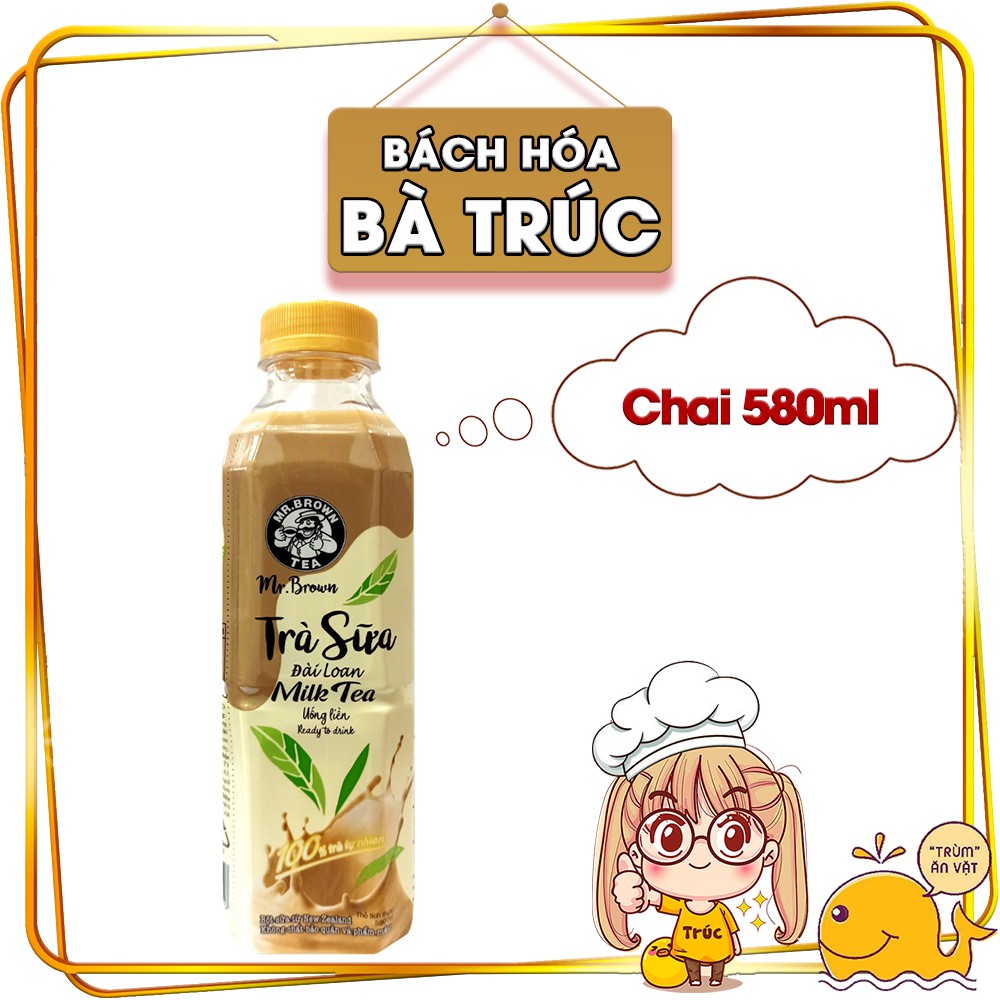 Trà sữa Mr Brown Đài Loan chai 580ml