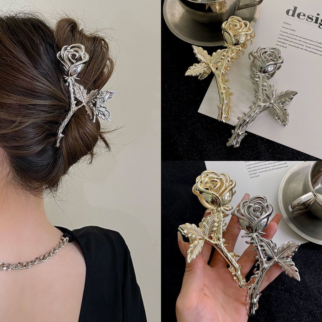 Kẹp Tóc Cỡ Lớn Thiết Kế Đơn Giản Thời Trang Mùa Hè Xinh Xắn Cho Nữ