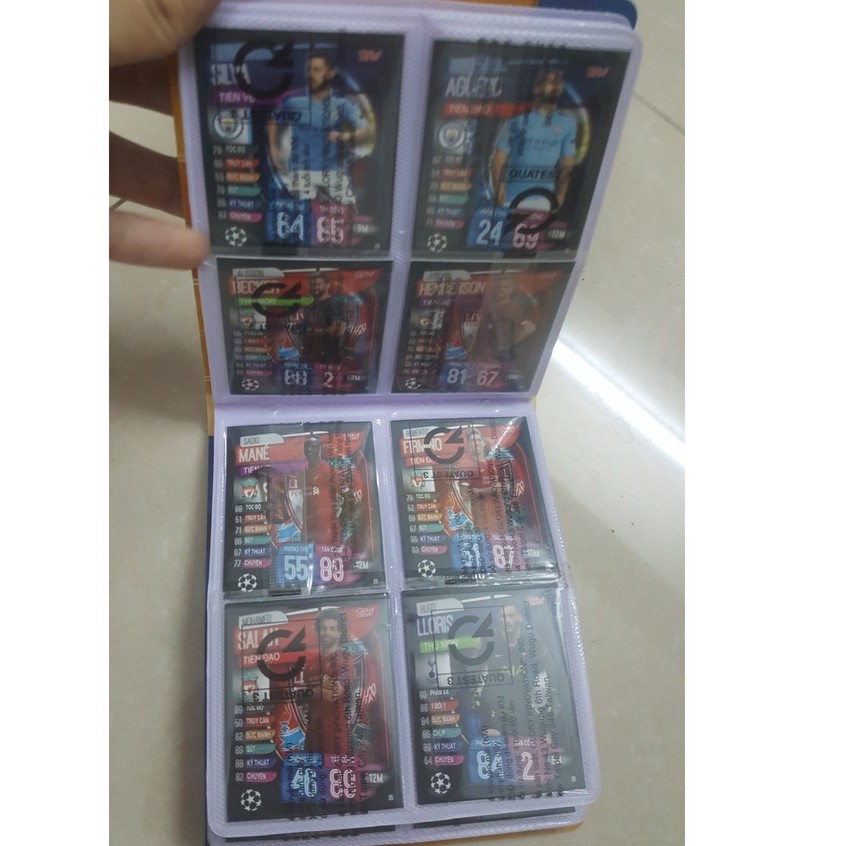 Bộ sưu tập Album Poca Match Attax 19/20 - 72 thẻ Nguyên Seal