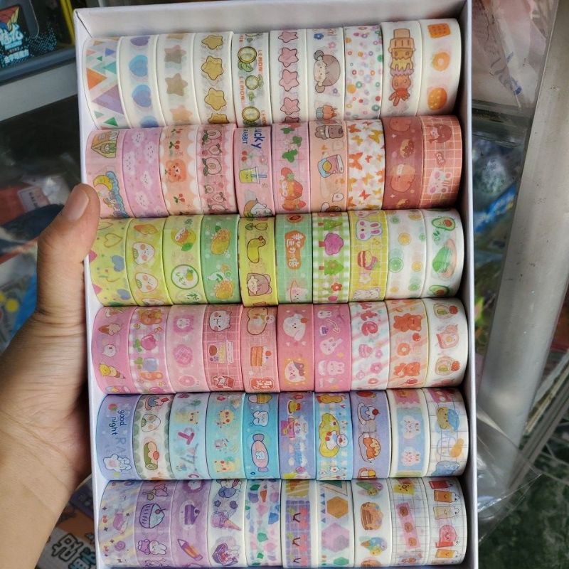 1 cuộn băng keo washi