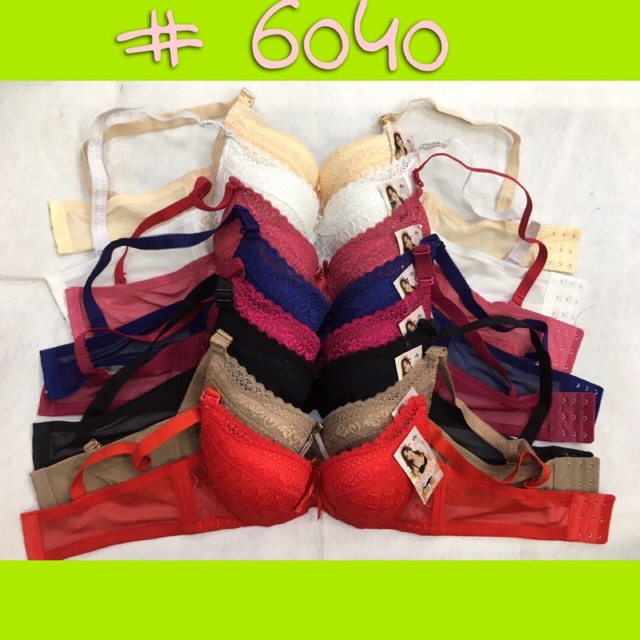 Áo ngực (6040) mút vừa 2cm cài sau 3 móc