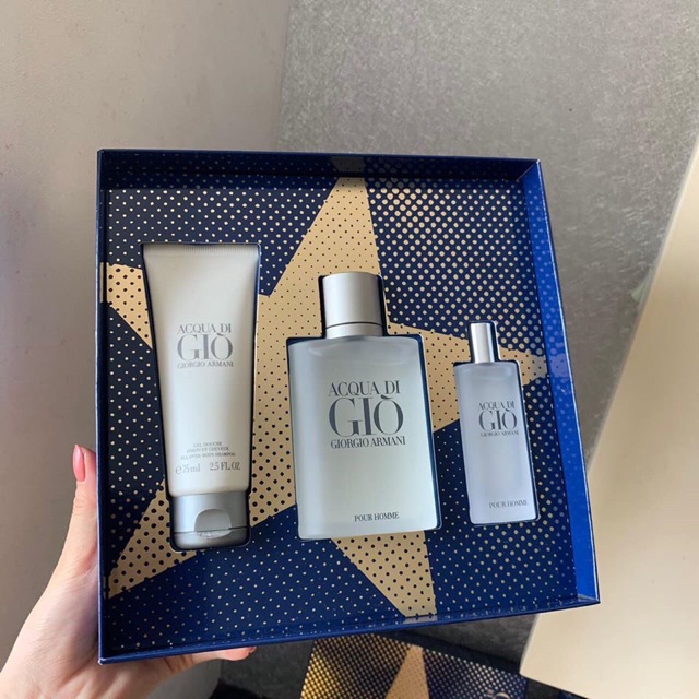 set nước hoa Giò Trắng 3 món to oành tráng