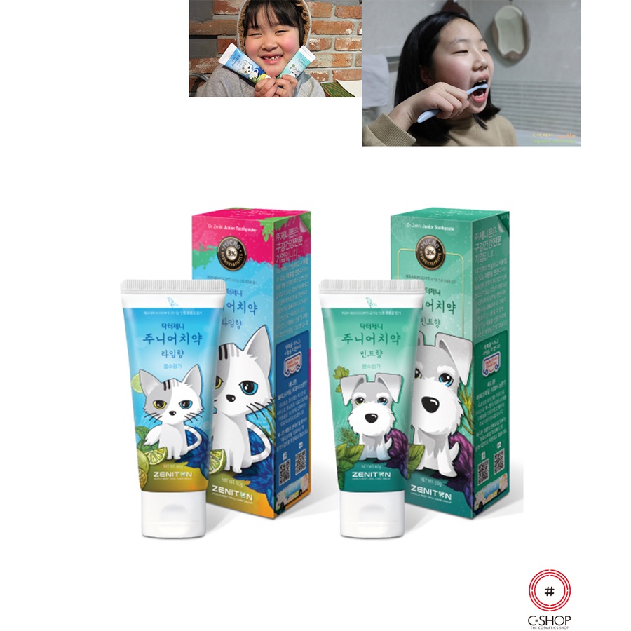 Kem đánh răng cho bé Dr.Zenni Junior Toothpaste ( từ 8 đến 13 tuổi )_ Mỹ phẩm chính hãng
