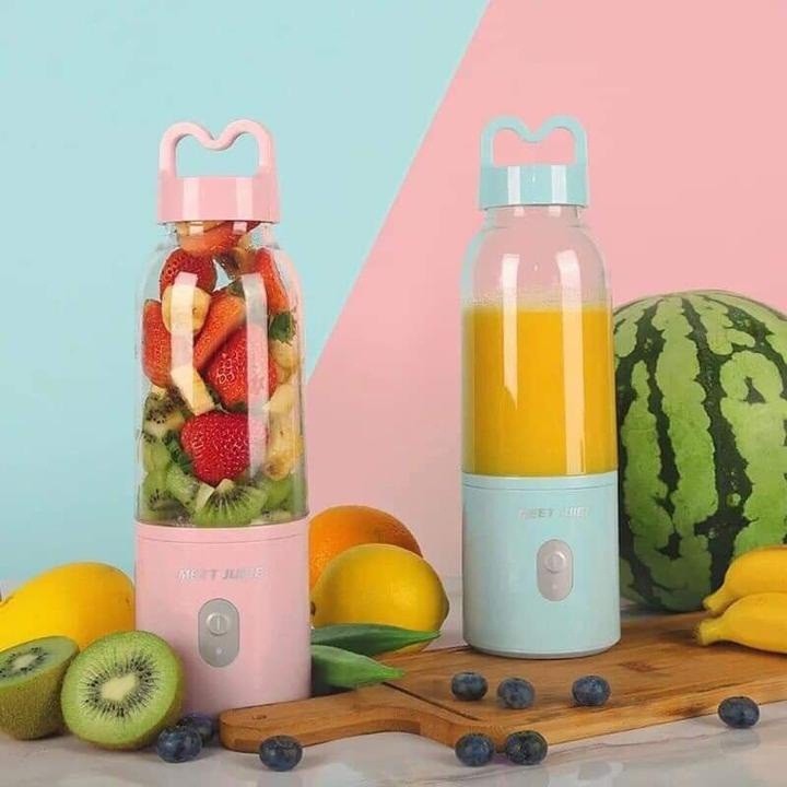 Máy xay sinh tố mini cầm tay MEETJUICE 500ml nhỏ gọn dễ tháo rửa vệ sinh