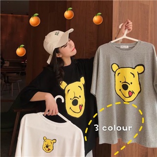 (Order) có bigsize Áo phông in gấu pooh năng động thể thao