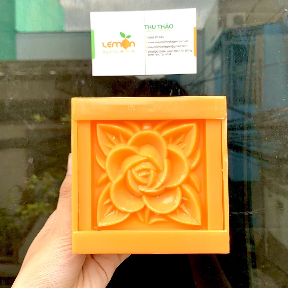 Khuôn ép xôi, ép cơm hình vuông mẫu hoa hồng, chữ Hỷ, Phúc Lộc Thọ