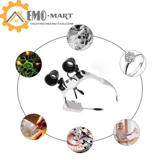 [FREE SHIP] Kính lúp đeo mắt có đèn V4