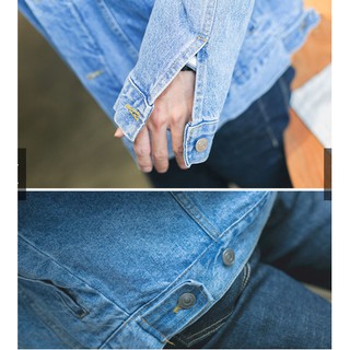 Áo Khoác Bò Jean / Denim Jacket Thời Trang Nam Basic