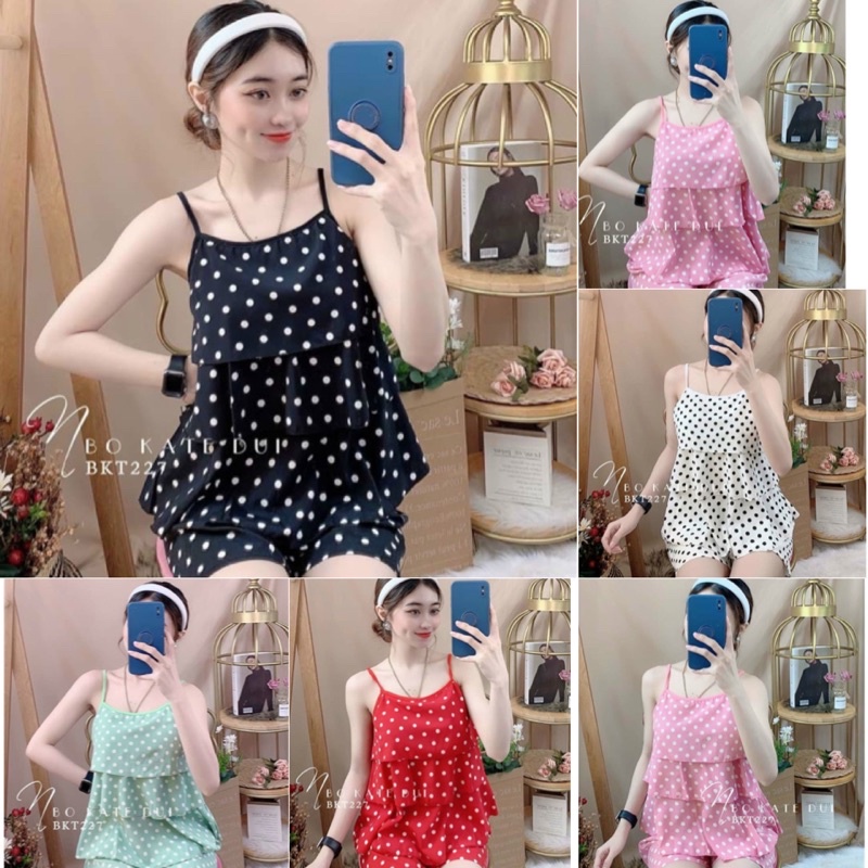 Set Bộ 2 Dây Tầng Chấm Bi