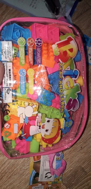 Giỏ lắp ráp Mô hình đa năng Bricks EN71_634 có nhiều chi tiết bằng nhựa ABS rất đẹp