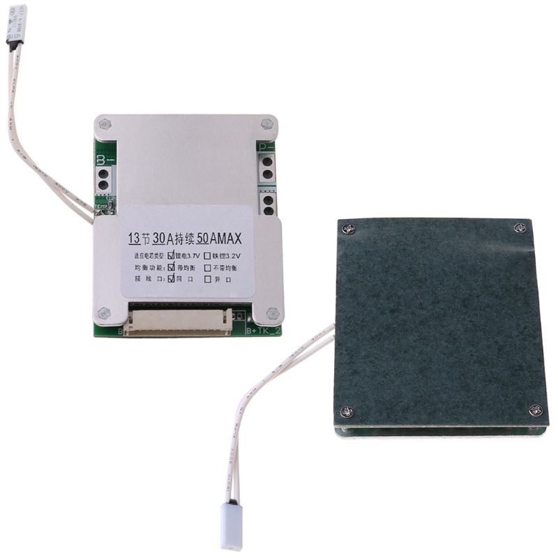 Bảng Mạch Cân Bằng Pin Lithium Bms 13s 48v 50a 18650 Li-Ion Pcb Bảo Vệ Cho Xe Điện