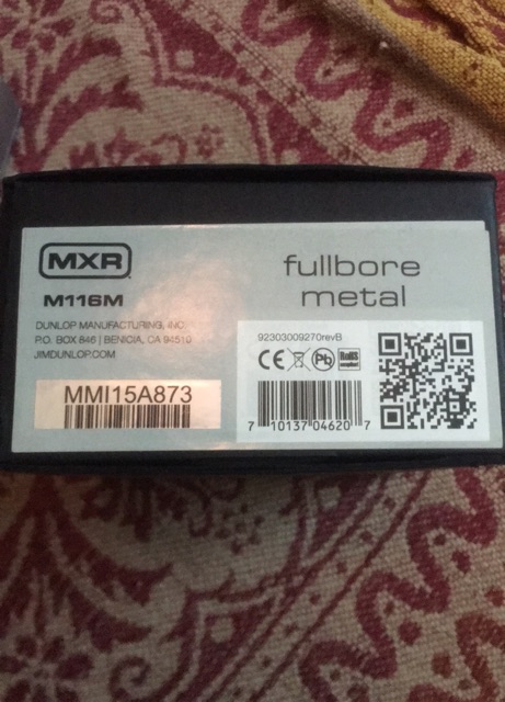 Fuzz Guitar MXR Fullbore Metal [2hand] made in Usa - được độc quyền và bán tại Japan . Phơ giành cho đàn điện hàng usa