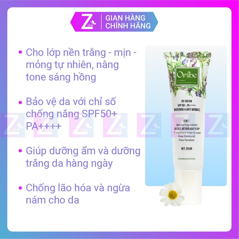 Kem Nền Che Khuyết Điểm Mịn Nhẹ Kiềm Dầu 6in1 Oribe 25g