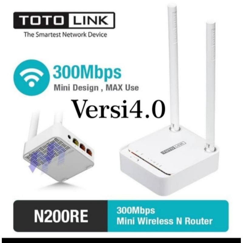 Bộ Phát Sóng Wifi Không Dây Totolink N200Re V4 300mbps