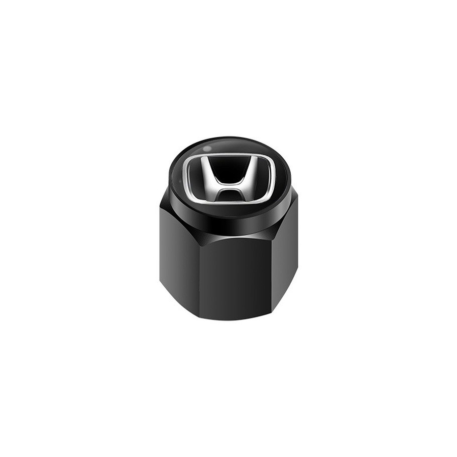 Set 4 Nắp Van Bánh Xe Hơi Bằng Hợp Kim Nhôm In Logo Honda